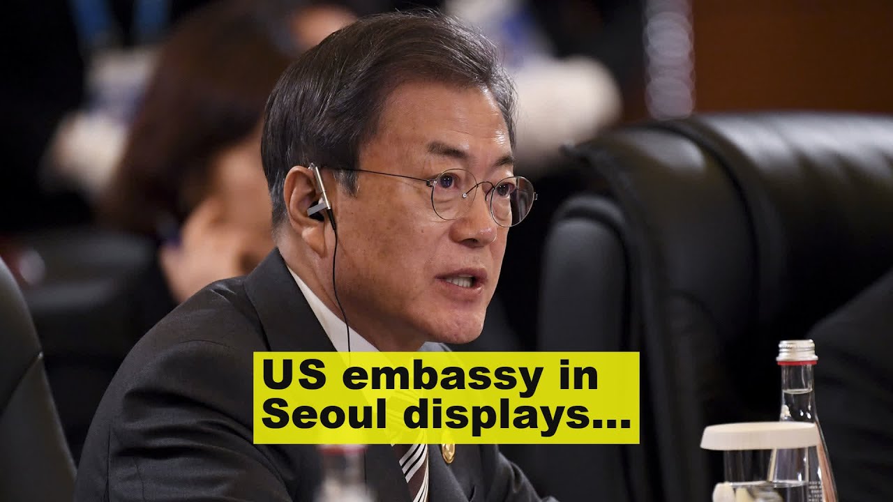US embassy in Seoul displays Black Lives Matter banner in support of ...