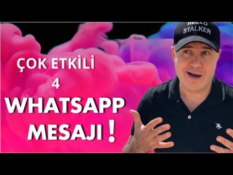 ÇOK ETKİLİ DÖRT WHATSAPP MESAJI ERKEKLERİ AŞIK EDEN WHATSAPP MESAJLARI