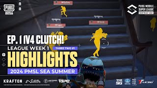 พรี่วินเอาให้ 1vs4 ก็ยังไหว! | Weekly Highlights | 2024 PMSL SEA SUMMER