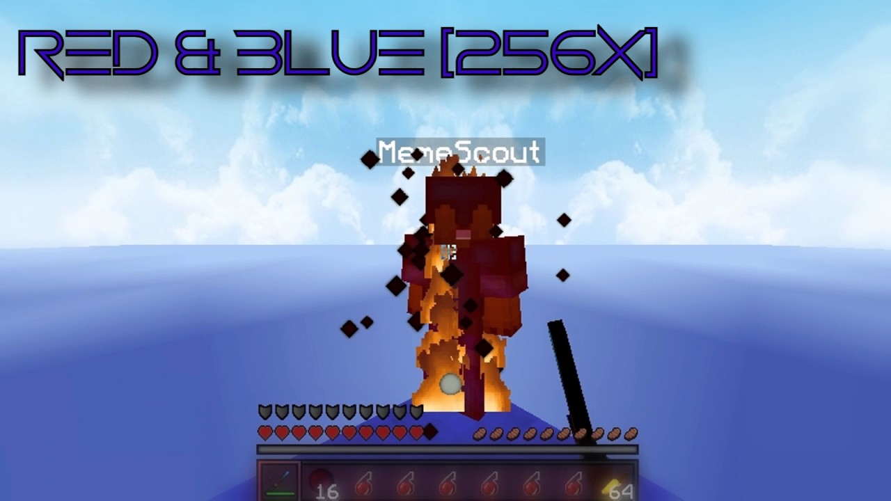 Red & Blue [256x] | Texture Pack Release! - YouTube