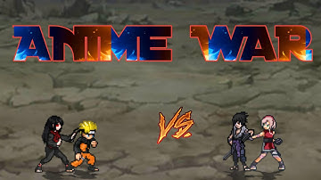 Naruto & Hinata VS Sasuke Rinnegan v2 & Sakura The Last in Jump Force Mugen