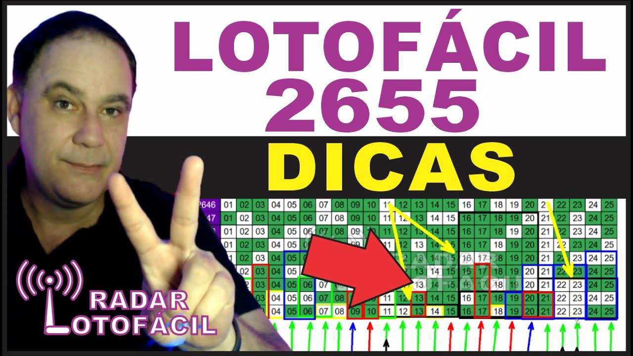 Dicas Para Lotofácil 2655 Análise E Sugestão