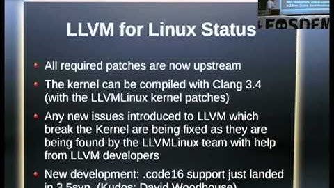 [FOSDEM 2014] The Linux kernel on dragon wings