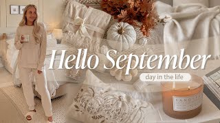HELLO SEPTEMBER | a cosy day, homesense trip, fall haul & getting ready for autumn 🍂