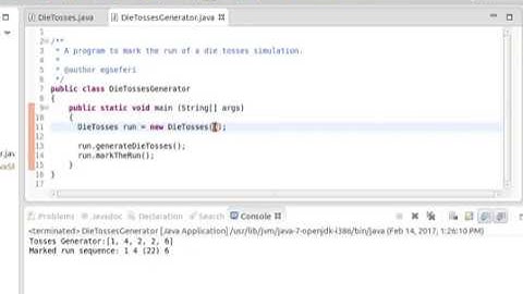 Prog. Project - Adjacent repeated values in a sequence (Java)
