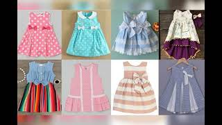 Comfortable Lawn Cotton Kurti/Frock Designs For Baby Girl / Homemade Dress Design For Small Girl 23