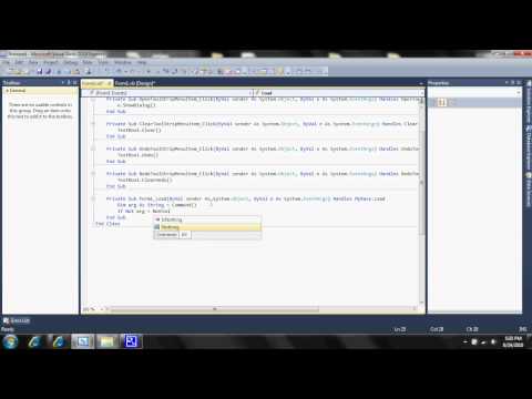 How to make a Notepad with File Accoication in Visual Basic