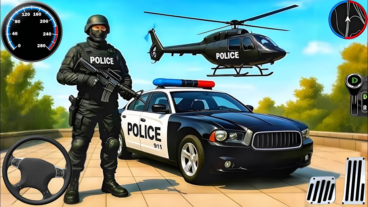 Police Car Chase Simulator 3D Game - Real Cop Cars Driving Simulator ...