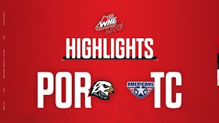 Portland Winterhawks at Tri-City Americans 1\/26 | WHL Highlights 2023-24