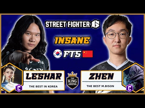 🔥 FT5 SHOWDOWN ▰ LESHAR (Chun-li) vs ZHEN (M.bison) ▰ Street Fighter 6 – High-Level FT5 Set 🔥