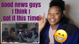 PRETTYMUCH Pronounce Their Full Names \& Why They Pick Miley Cyrus. Part 1 | Reaction