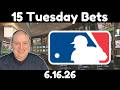 Tuesday MLB Picks - 6/16/26 l Craig Trapp MLB Betting Picks & Baseball Predictions