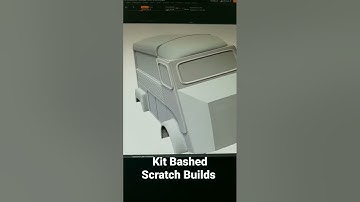 Model Making Scratch Built & Kit Bashing #maker #3dmodeling #howto #stopmotion #animation #kitbash
