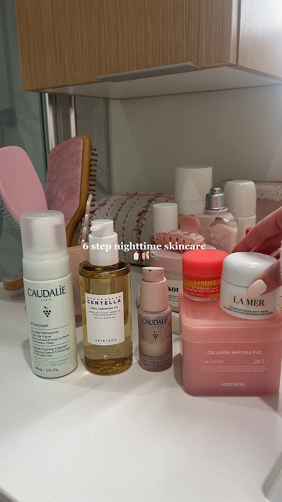 evening skincare routine🫧 #skincareroutine #nighttime #nightroutine #eveningroutine #aesthetic