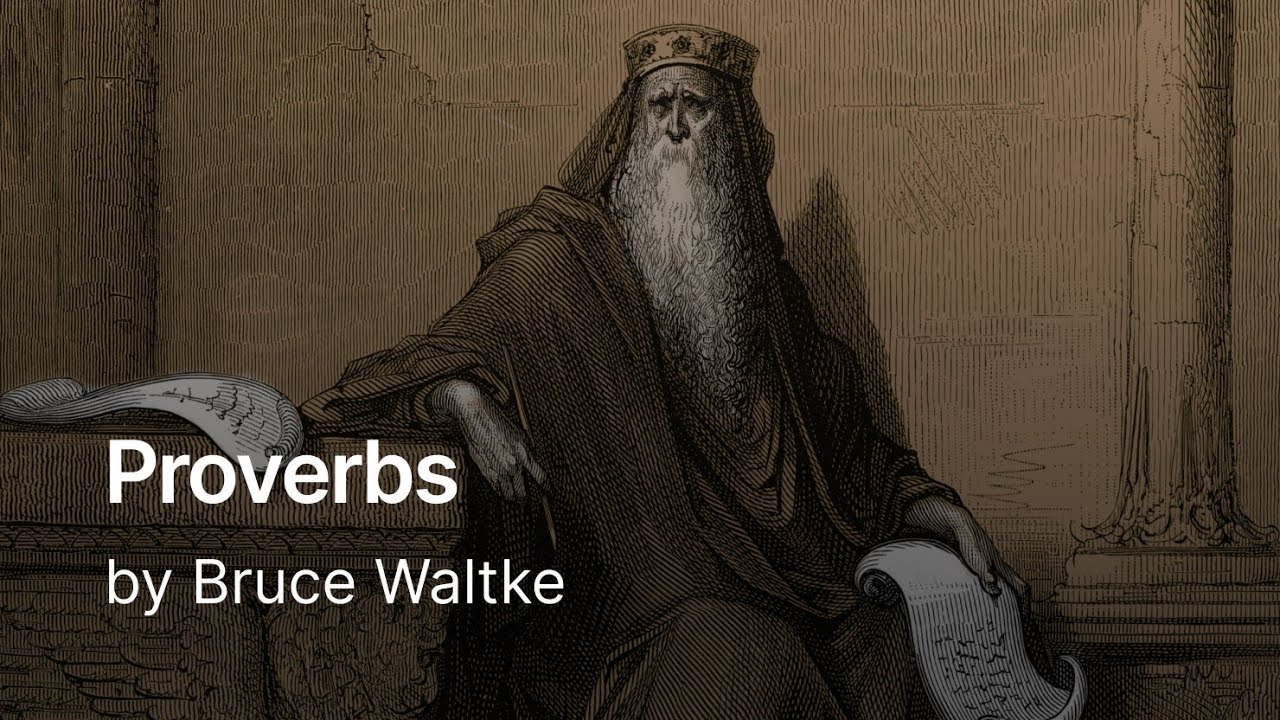 Dr. Bruce Waltke Teaches intro to The Book of Proverbs