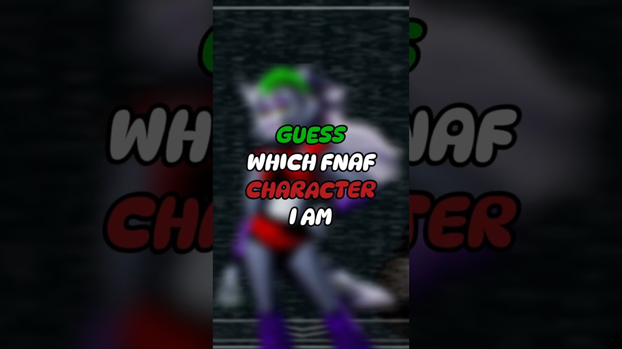 Guess Which FNAF Character I am 🤔 #fnaf #fivenightsatfreddys #fnafedit #shorts