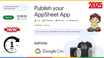 Publish your AppSheet App | GSP1030