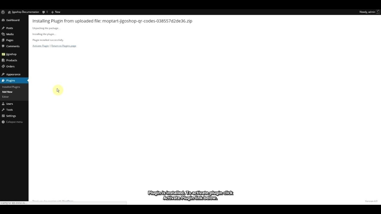 Jigoshop: QR Codes — Documentation