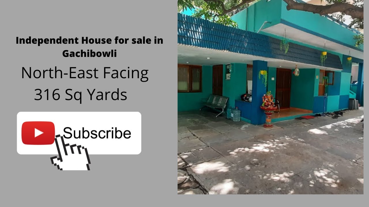 Independent House for sale in Gachibowli YouTube