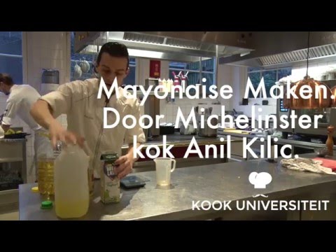 Mayonaise maken | Door Michelinster kok Anil Kilic