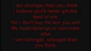 Video thumbnail of "Stronger Than You Think By: FireFlight"