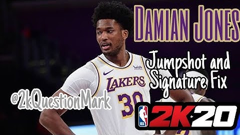 Damian Jones Jumpshot and Signature Fix Nba 2k20 Mobile @2kQuestionMark
