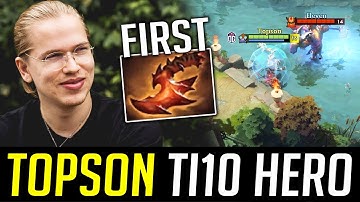 Topson TINKER - First Build Overwhelming Blink - TI10 Hero? DOTA 2
