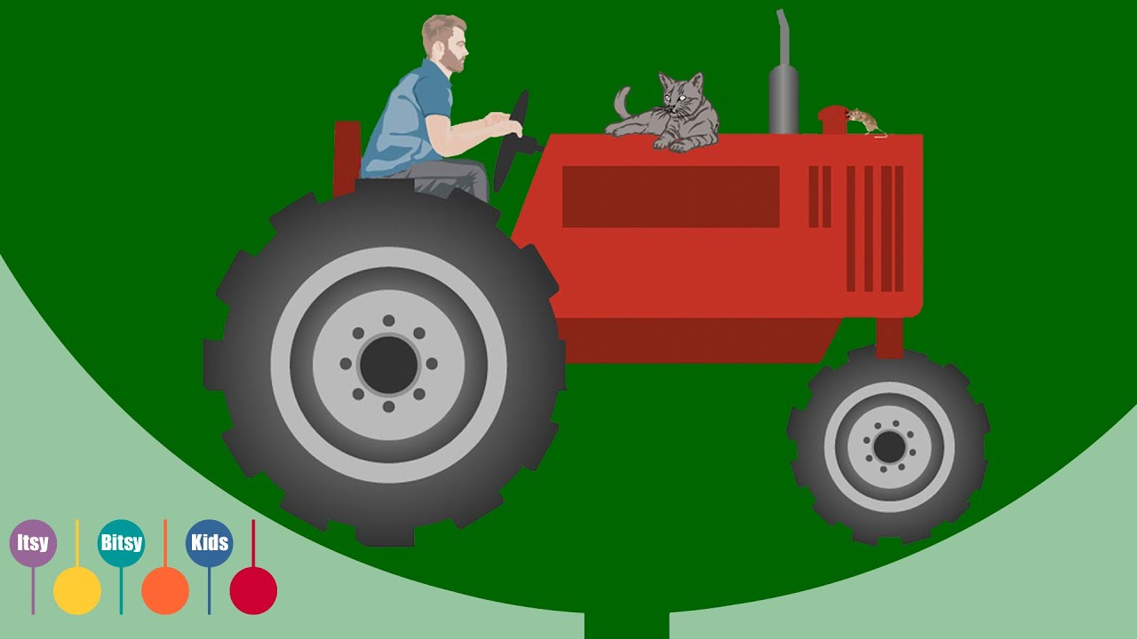 The Farmer In The Dell - Nursery Rhymes On YouTube | ItsyBitsyKids