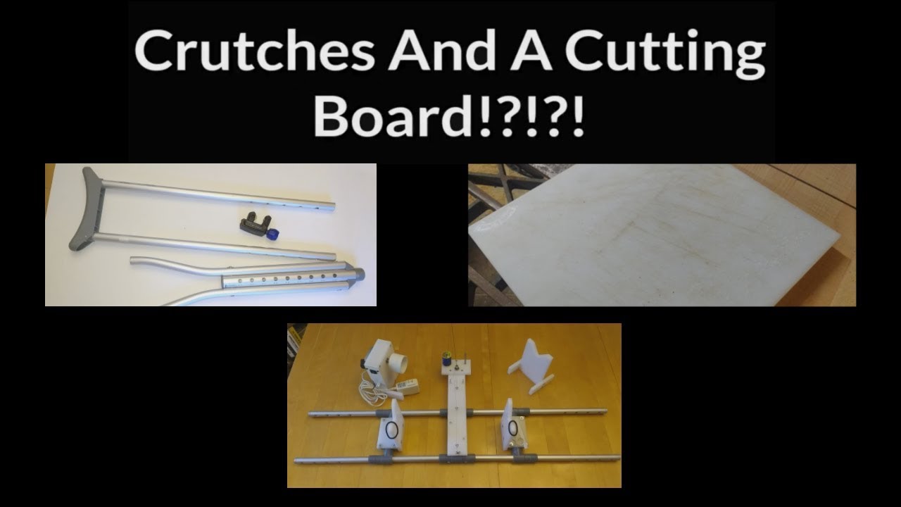 Crutches And Cutting Board: DIY Fishing Rod Wrapping Jig With  Dryer/Finishing Motor 