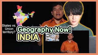 Korean Reacts to 【Geography Now! India】 | Korean Dost Reaction