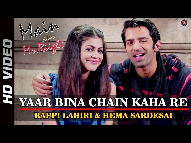 Yaar Bina Chain Kaha Re - Remix | Main Aur Mr.Riight | Shenaz u0026 Barun Sobti | DJ Akhil Talreja class=