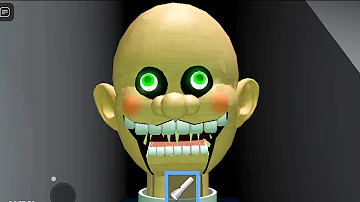 Bald Mr Funny Jumpscare In Mr Funny's ToyShop Obby Roblox Game