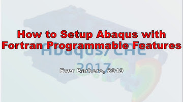 Abaqus UMAT setup