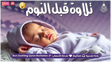قران كريم بصوت جميل جدا جدا قبل النوم 😌🎧 راحة نفسية لا توصف