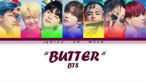 BTS Butter Lyrics (방탄소년단 Butter 가사) [Color Coded Lyrics/Eng]