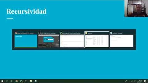 Curso de Python. 24. Recursividad
