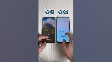 Samsung Galaxy A54 vs A51