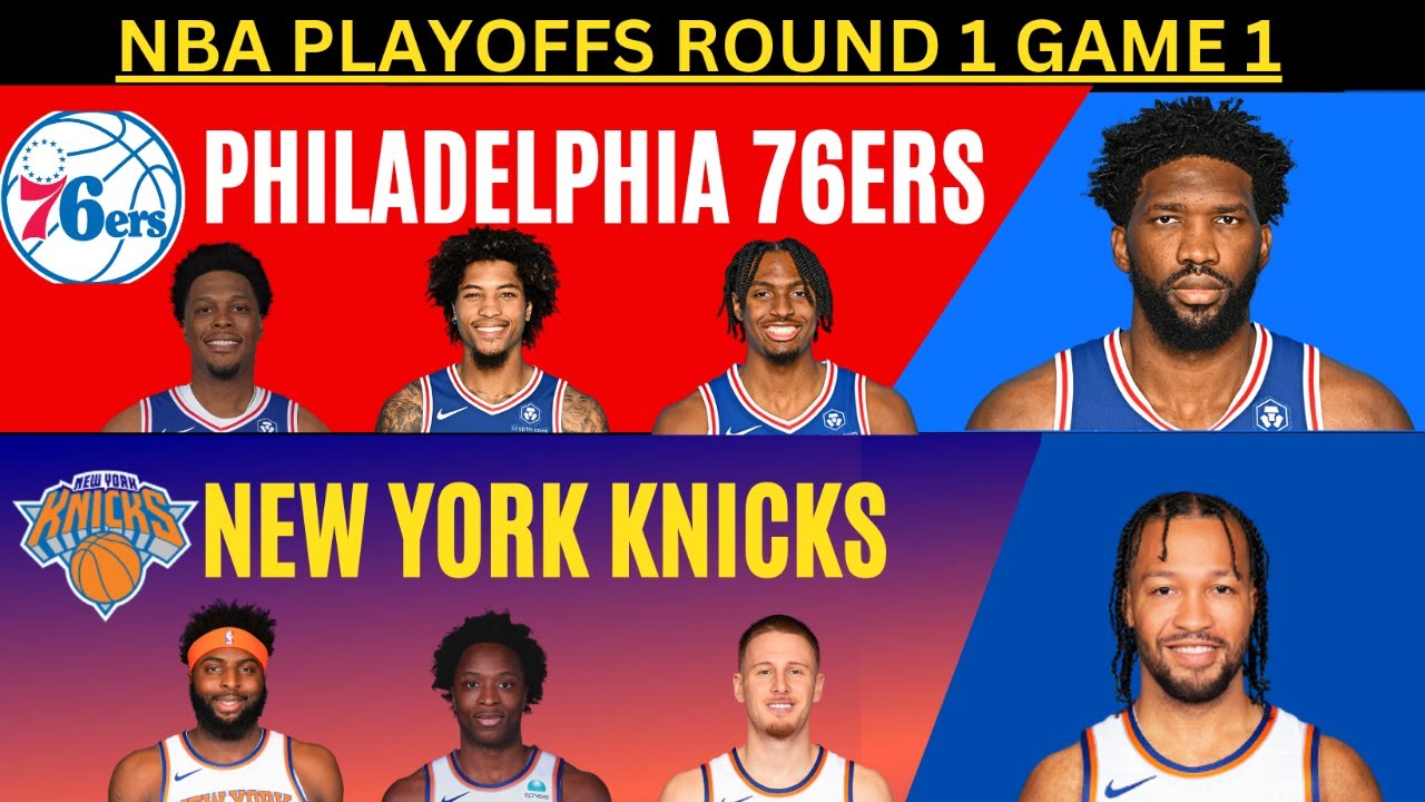 Philadelphia 76ers @ New York Knicks ROUND 1 GAME 1 LIVE PLAY-BY-PLAY ...