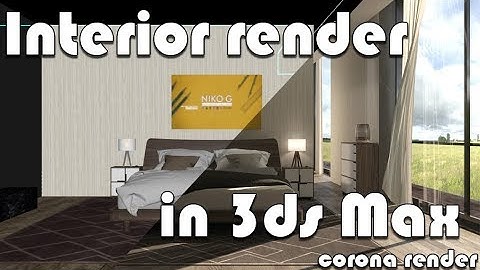 Easy Interior render for Architect in 3ds Max (by CORONA)
