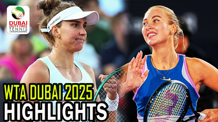 Anastasia Potapova vs Beatriz Haddad Maia Round 1 Highlights | Dubai 2025