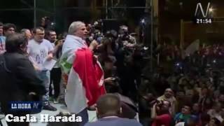 Discurso de Fernando Popy Olivera en el mitin “No a Keiko” en la Plaza Dos de Mayo