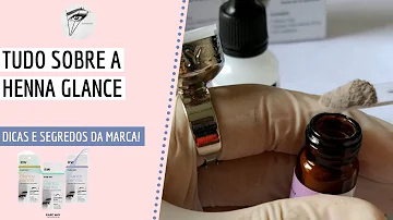 Quantos minutos deixar a henna Glance?
