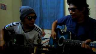 Video thumbnail of "Okay - Ku relakan dikau pergi Cover (goutham&baam)"