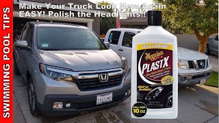 Headlight Cleaning Makes Your Car or Truck Look New Again EASY! Meguiar's PlastX Headlight Cleaner