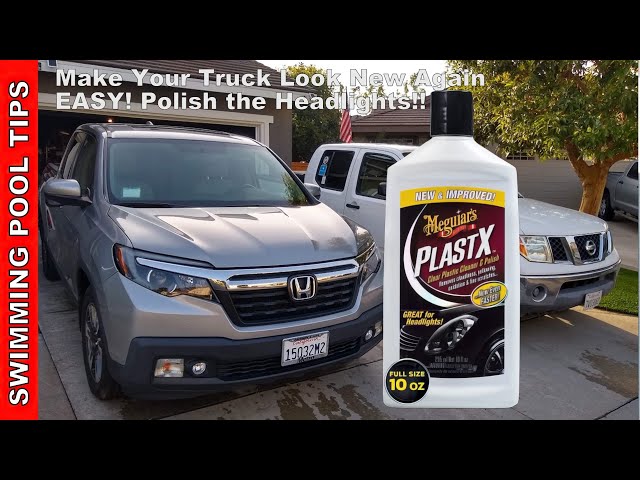 Headlight Cleaning Makes Your Car or Truck Look New Again -EASY! Meguiar's  PlastX Headlight Cleaner 