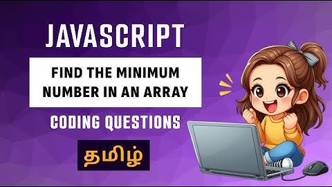 Find the Minimum Number in an Array | JavaScript Tutorial for Beginners