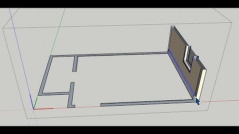 Adjusting Walls in SketchUp to have the section cut fill in