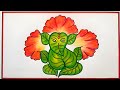 Lord ganesha drawing  ganesh chaturthi drawing easy  ganpati bappa drawing ganesh ganpati