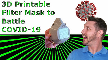 3D Printable Filter Mask to Battle COVID 19