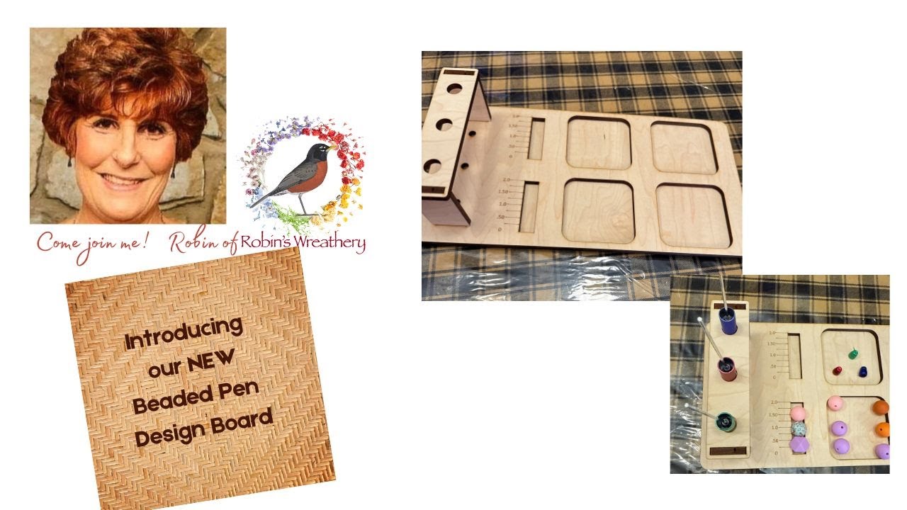 Introducing our new beaded pen design board